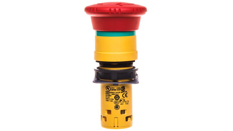 Przycisk bezpieczeństwa 22mm 1R IP54 przez obrót XB7NS8442-8088