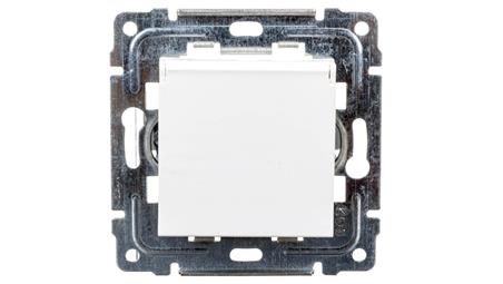 DANTE Gniazdo bryzgoszczelne z/u z przesłonami klapka transparentna białe 450439-43507