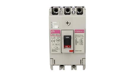 Wyłącznik kompaktowy 3P 125A 16kA /bez regulacji/ EB2S 160/3LF 004671810-9533