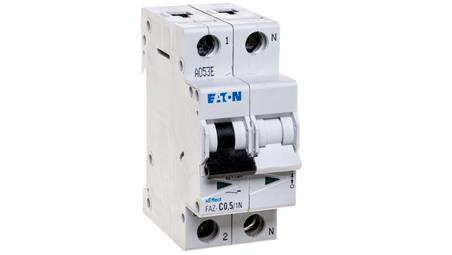 Wyłącznik nadprądowy 1P+N C 0,5A 15kA AC FAZ C0,5/1N 278657-17333
