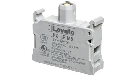 Lampka sygnalizacyjna LED biała 185-265V AC LPXLPM8-6632