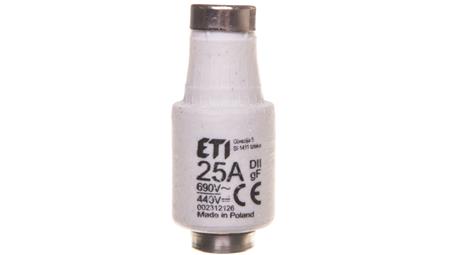 Wkładka bezpiecznikowa 25A DII gF / BiWts 690V AC/440V DC E27 002312126 /5szt./-6413