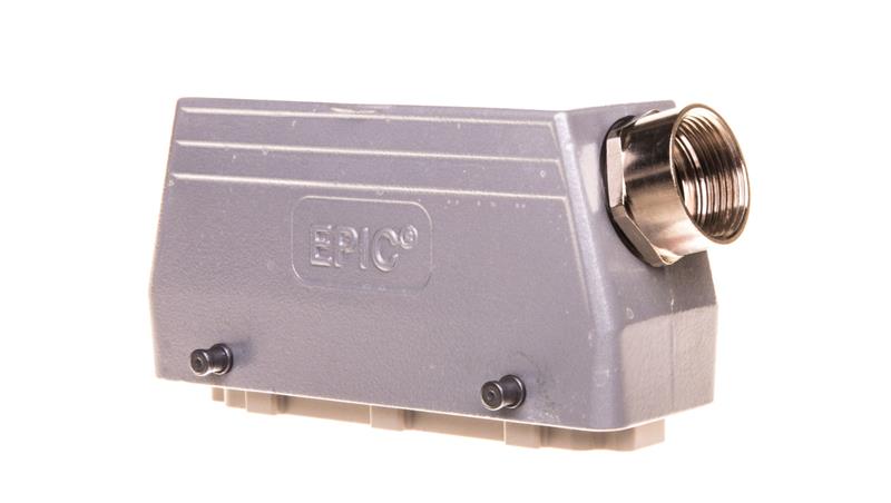 Zestaw kompletny 24+PE stykowy męski /obudowa wtyczki + wkład/ EPIC KIT H-BE 24 SS TS M25 75009651-32863