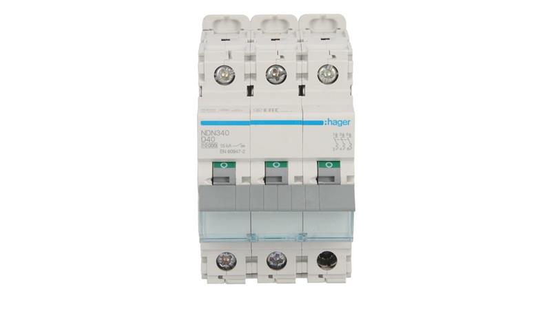 Wyłącznik nadprądowy 3P D 40A 10kA AC MCB NDN340-16809