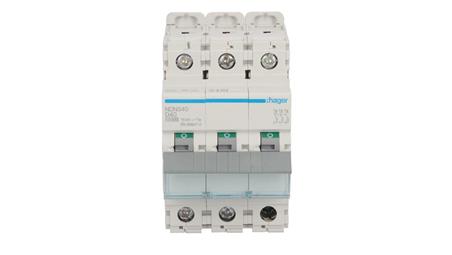 Wyłącznik nadprądowy 3P D 40A 10kA AC MCB NDN340-16809