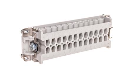 Wkład złącza 24P+PE żeński 16A 500V EPIC H-BE 24 BS 10205000-30218