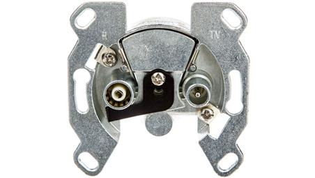 Berker Q.1 Gniazdo antenowe podwójne końcowe RTV mechanizm 53455011-37