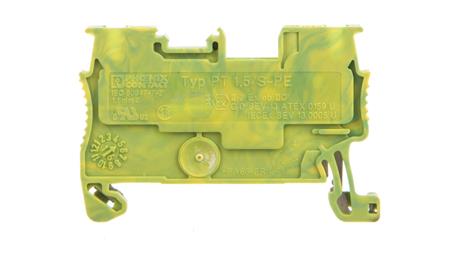 Złączka szynowa ochronna 2-przewodowa 0,14-1,5mm2 zielono-żółta PT 1,5/S-PE 3208139-65733