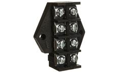 Płytka odgałęźna /10mm2/ 4-tory czarna ZPT4-10.0 83005007-80132