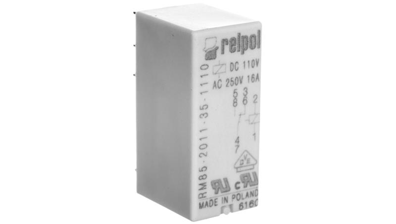 Przekaźnik miniaturowy 1P 16A 110V DC PCB AgNi RM85-2011-35-1110 600024 /20szt./-14528