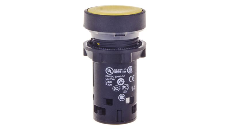 Przycisk sterowniczy 22mm żółty z samopowrotem 1Z XB7NA81-3185 Przycisk sterowniczy 22mm żółty z samopowrotem 1Z XB7NA81-3185
