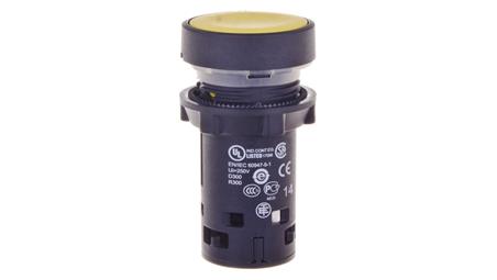 Przycisk sterowniczy 22mm żółty z samopowrotem 1Z XB7NA81-3185