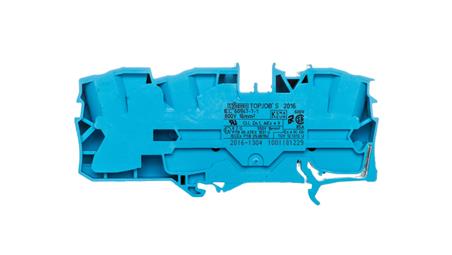 Złączka szynowa 3-przewodowa 16mm2 niebieska TOP JOBS 2016-1304 TOPJOBS-80131