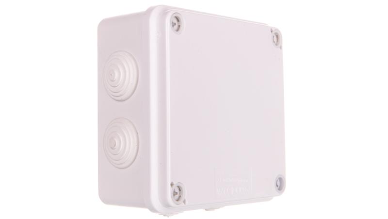 Puszka hermetyczna natynkowa 108x108x56mm IP44 biała PH-1A.3B 28.131-74736