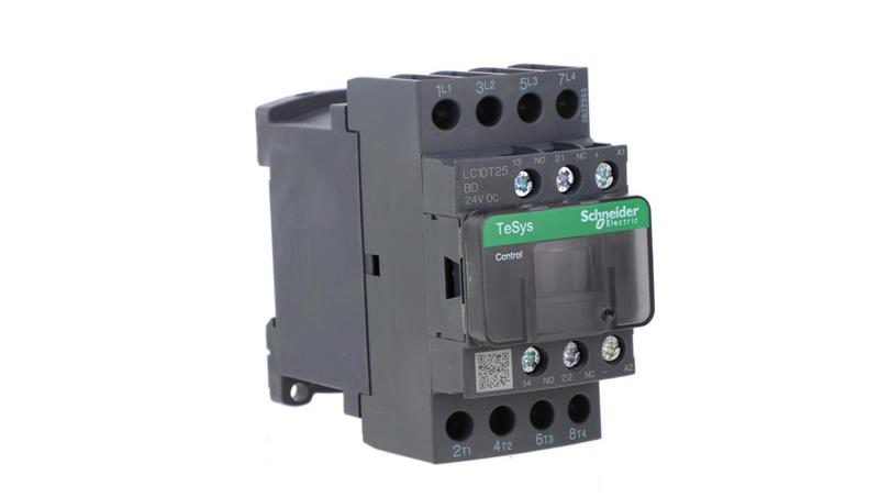 TeSys Deca Stycznik mocy 25A AC1 4P 24V DC 1Z 1R LC1DT25BD-12883