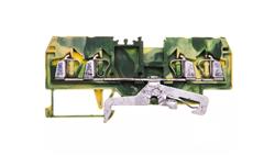 Złączka szynowa 4-przewodowa 2,5mm2 żółto-zielona 280-837-80188