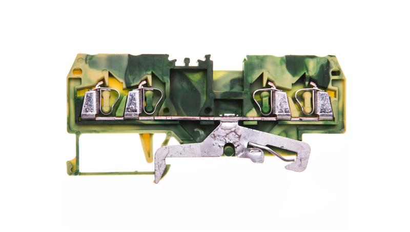 Złączka szynowa 4-przewodowa 2,5mm2 żółto-zielona 280-837-80188