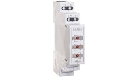 Wskaźnik zasilania 230V/400V 3xLED czerwone TN LKM-01-10 EXT10000036-23958