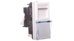 AXOLUTE Gniazdo komputerowe pojedyncze RJ45 białe HD4279C6-34527