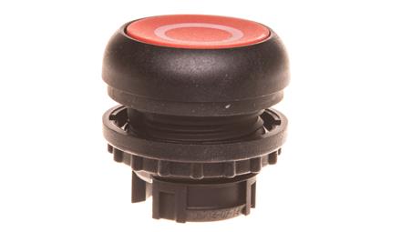 Napęd przycisku czerwony z samopowrotem płaski M22S-D-R-X0 216606-11204