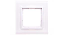 Simon 54 Nature Ramka pojedyncza szkło BIAŁA PERŁA DRN1/70-36269