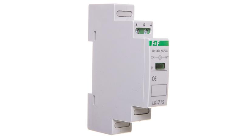 Lampka modułowa 1-fazowa zielona 30-130V AC/DC LK-712G-30-130V-24018