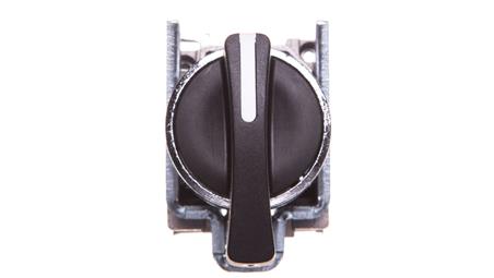 Przełącznik 2 położeniowy pokrętło 22mm czarny 2Z bez samopowrotu XB4BJ33-4542
