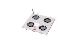 Panel wentylacyjny dachowy 4 wentylatory do szaf stojących 19 cali Hyper Pro szary DN-19 FAN-4-N-63309