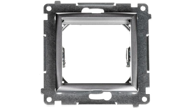 Simon 54 Adapter (przejściówka) na osprzęt standardu 45 × 45 mm srebrny (met.) DA45.01/43-28170 Simon 54 Adapter (przejściówka) na osprzęt standardu 45 × 45 mm srebrny (met.) DA45.01/43-28170