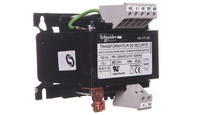 Transformator 1-fazowy 100VA 400-230/24V ABL6TS10B-5836 Transformator 1-fazowy 100VA 400-230/24V ABL6TS10B-5836