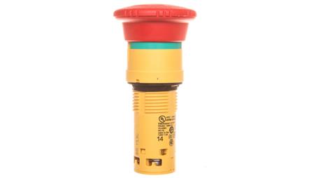 Przycisk bezpieczeństwa 22mm 1Z/1R IP65 przez obrót XB7NS8445-8086