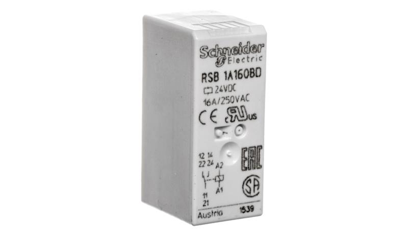 Przekaźnik interfejsowy 1P 16A 24V DC AgNi RSB1A160BD-15692