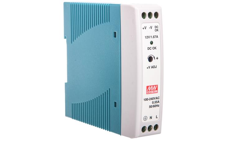 Zasilacz impulsowy 85-264V AC/ 1,67A 12V DC 20W MDR-20-12-10109