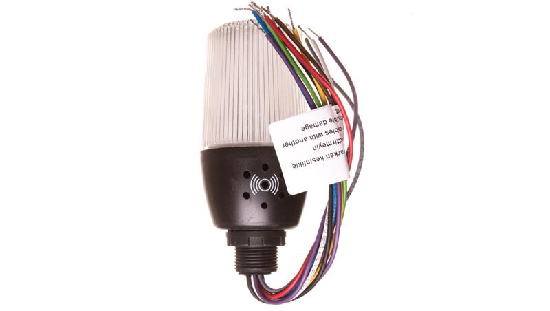 Wielofunkcyjna kolumna sygnalizacyjna LED z buzzerem 55mm 24V AC/DC IP65 T0-T0-IF5M024ZM05-19511
