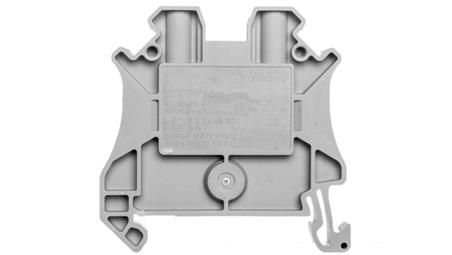 Złączka szynowa 2-przewodowa 4mm2 szara NSYTRV42-80246