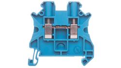 Złączka szynowa 2-przewodowa 4mm2 niebieska NSYTRV42BL-80339