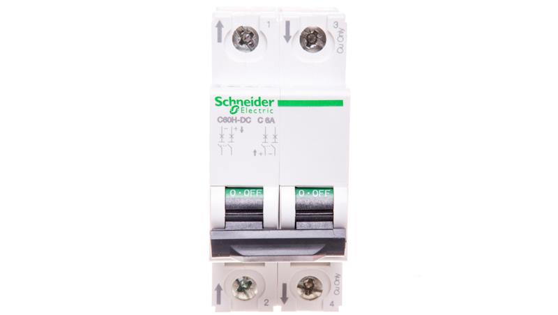 Wyłącznik nadprądowy 2P C 6A 6kA DC C60H A9N61526-16449 Wyłącznik nadprądowy 2P C 6A 6kA DC C60H A9N61526-16449