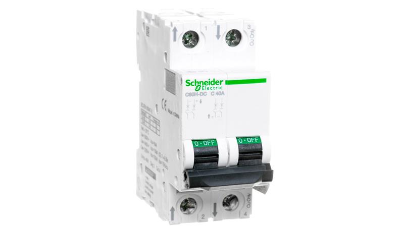Wyłącznik nadprądowy 2P C 40A 6kA DC C60H-DC A9N61537-16797 Wyłącznik nadprądowy 2P C 40A 6kA DC C60H-DC A9N61537-16797