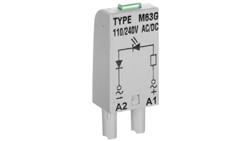 Moduł sygnalizacyjny L (dioda: LED zielony) 110-230 V AC/DC M63G szary 854854-19849