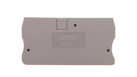 Ścianka końcowa 69,5x2,2x36mm szara D-ST 6 3030433-68396
