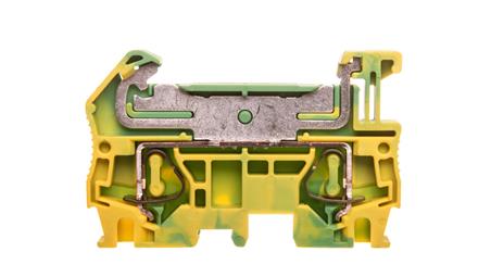 Złączka szynowa 2-przewodowa 4mm2 żółto-zielona ST 4-PE 3031380-65727