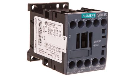 Stycznik mocy 7A 3P 24V AC 0Z 1R S00 3RT2015-1AB02-12132