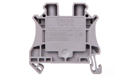 Listwa zaciskowa przepustowa 2-przewodowa 0,5-16mm2 szara UT 10 3044160-64802