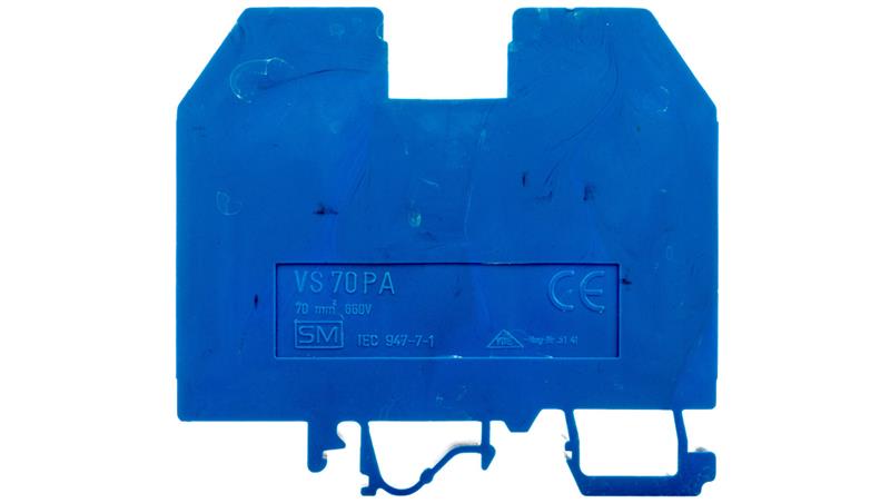 Złączka szynowa gwintowa 70mm2 niebieska VS 70 PAN 003901189-74197