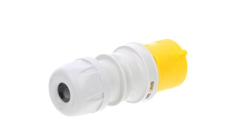 Wtyczka przenośna 16A 3P 110V żółta IP44 SHARK 013-4-29087 Wtyczka przenośna 16A 3P 110V żółta IP44 SHARK 013-4-29087