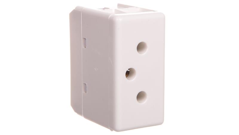 Gniazdo 3P 10A 250V SWISS STD-TYPE biały GW20351-43940