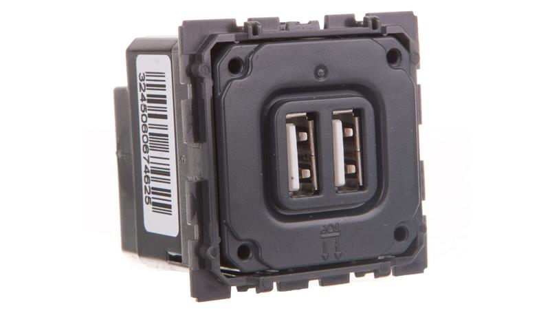 CELIANE Gniazdo zasilające podwójne USB 5V 1500mA 067462-45168