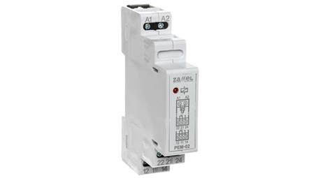 Przekaźnik elektromagnetyczny 24V AC/DC 2x8A PEM-02/024 EXT10000096-25300