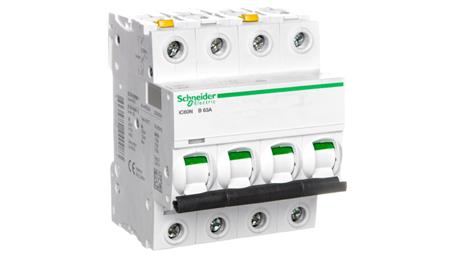 Wyłącznik nadprądowy 4P B 63A 6kA AC iC60N-B63-4 A9F03463-16866
