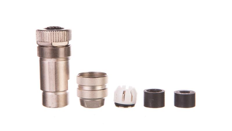 Gniazdo proste 5P PROFIBUS M12 S/A AB-C5-M12FSB-PG9-SH-AU 22260646-21147